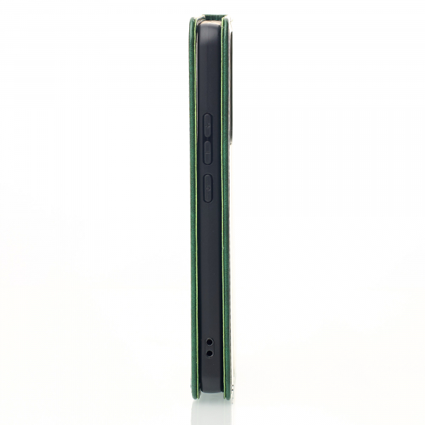 чехол-книга DC ELEGANT для Xiaomi Redmi Note 14 5G темно-зеленый