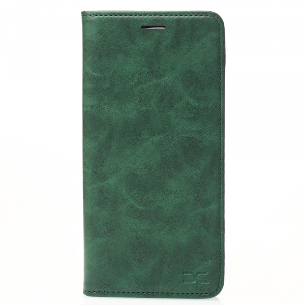 чехол-книга DC ELEGANT для Xiaomi Redmi Note 14 Pro 5G темно-зеленый