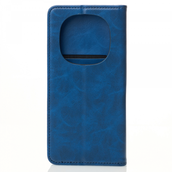 чехол-книга DC ELEGANT для Xiaomi Redmi Note 14 Pro 5G синий