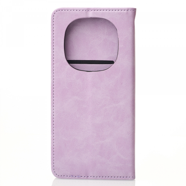 чехол-книга DC ELEGANT для Xiaomi Redmi Note 14 Pro Plus 5G сиреневый