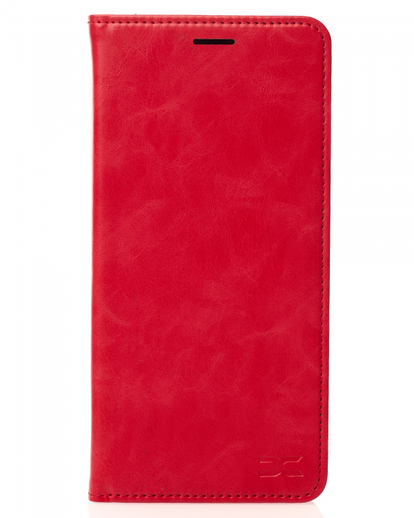 чехол-книга DC ELEGANT для Xiaomi Redmi Note 14 Pro 4G Global красный