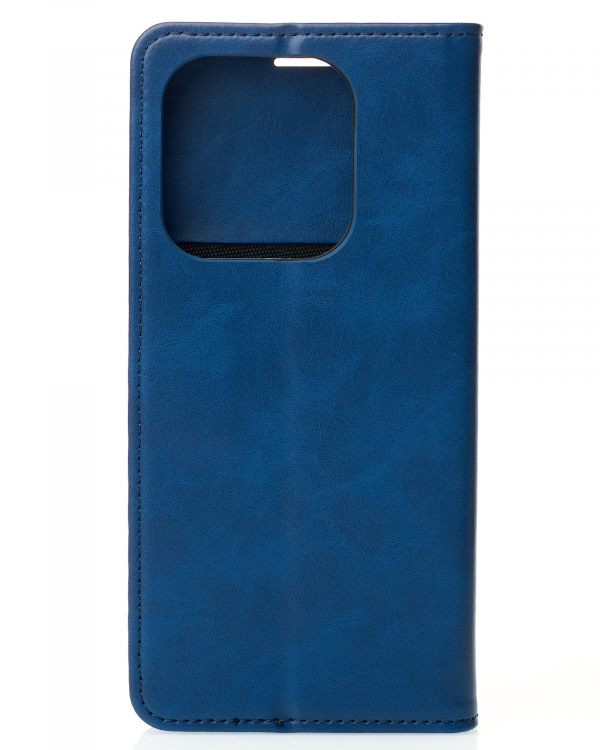 чехол-книга DC ELEGANT для Xiaomi Redmi Note 14 4G (163 mm) синий