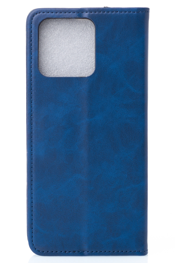 чехол-книга DC ELEGANT для Motorola G56 синий