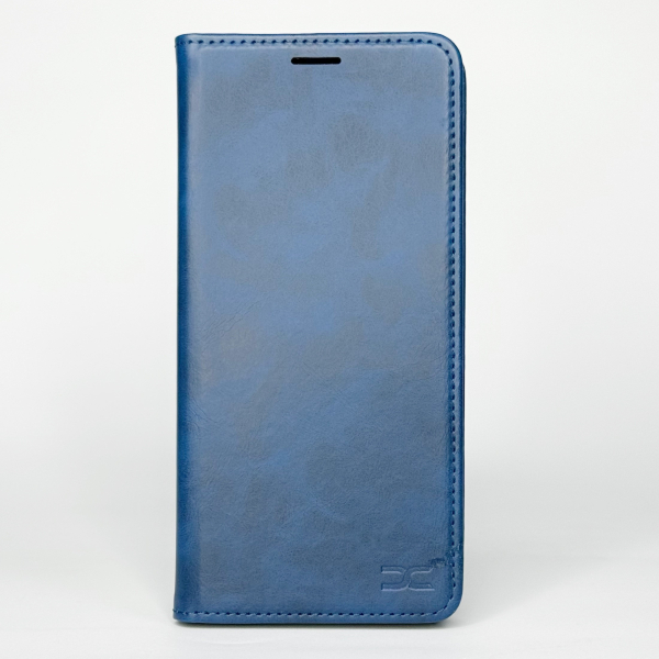 чехол-книга DC ELEGANT для Motorola G86 синий