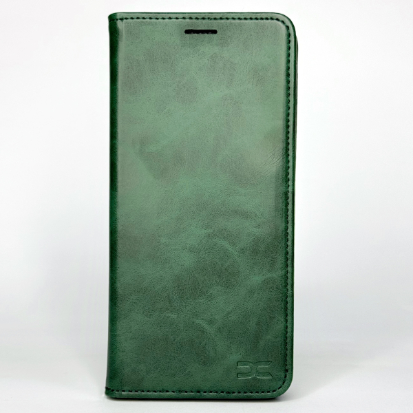 чехол-книга DC ELEGANT для Motorola G86 темно-зеленый