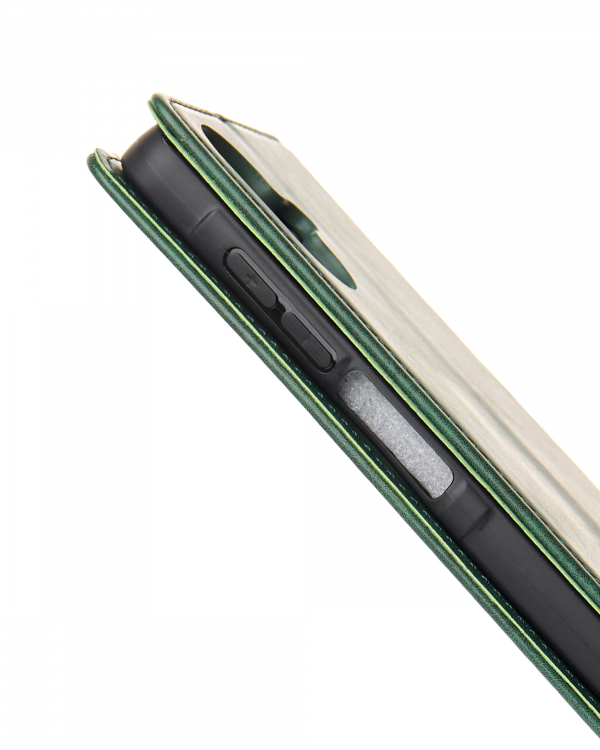 чехол-книга DC ELEGANT для Samsung A07 темно-зеленый