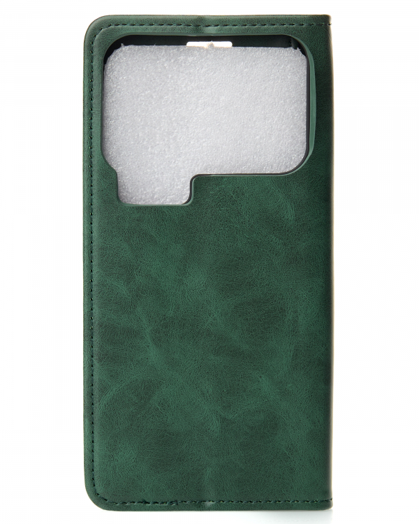 чехол-книга DC ELEGANT для Xiaomi Mi 17 Pro темно-зеленый