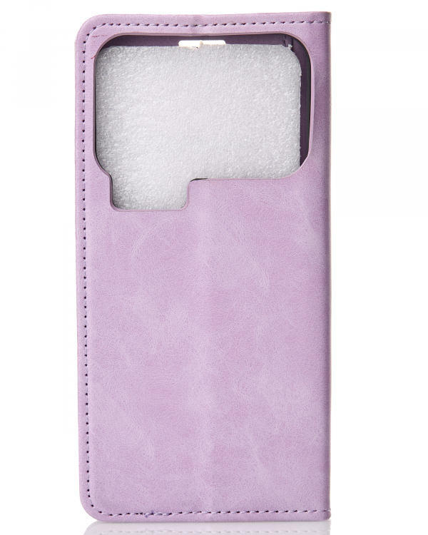 чехол-книга DC ELEGANT для Xiaomi Mi 17 Pro Max сиреневый