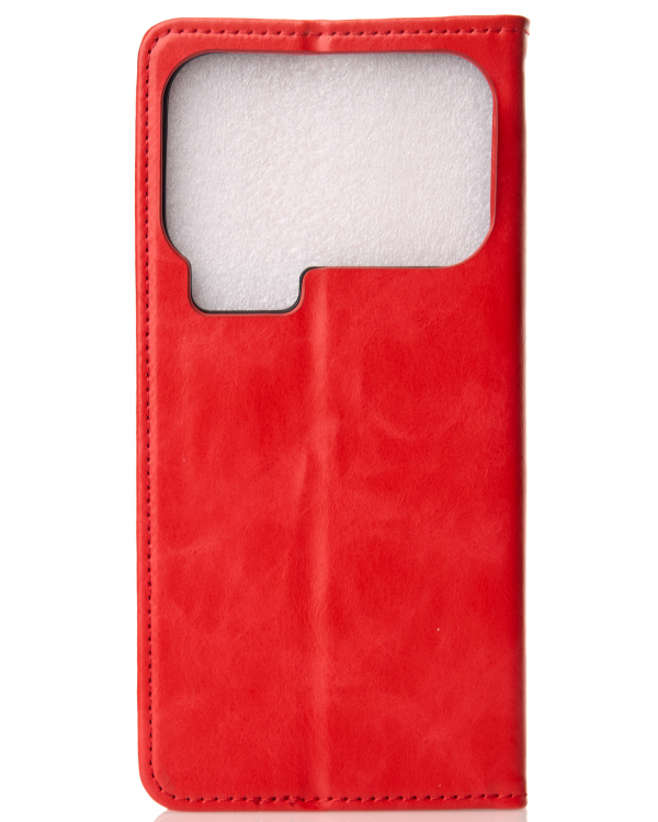 чехол-книга DC ELEGANT для Xiaomi Mi 17 Pro Max красный