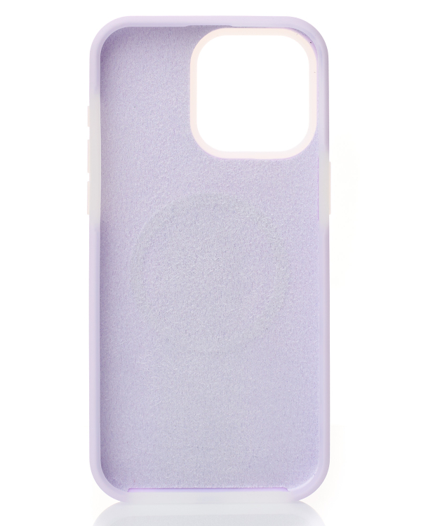 Чехол Liquid Silicone Full с поддержкой MagSafe для iPhone 14 Pro violet