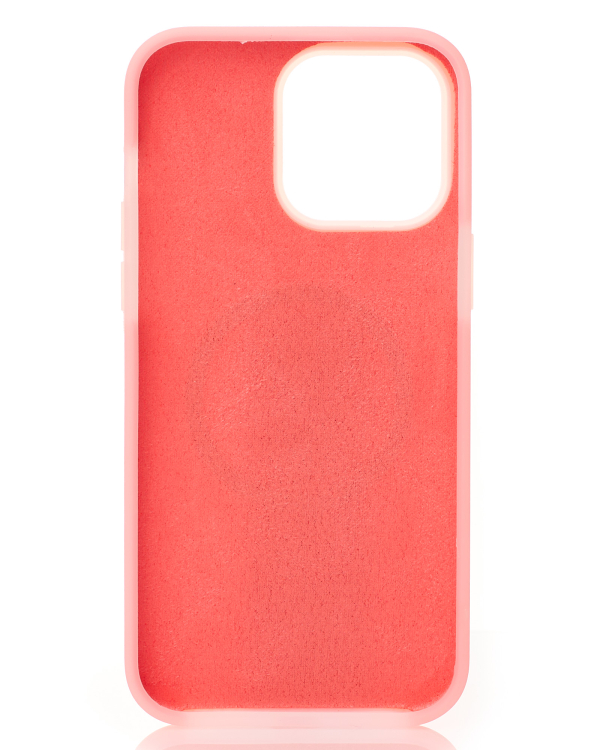 Чехол Liquid Silicone Full с поддержкой MagSafe для iPhone 14 Pro pink