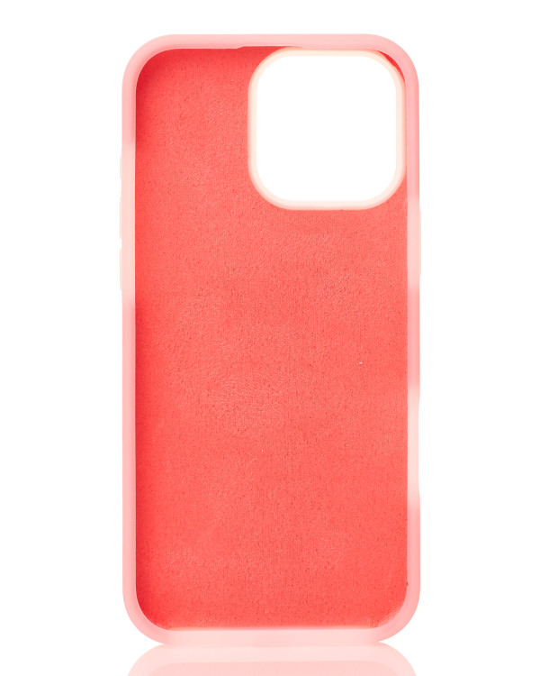 Чехол Liquid Silicone Full с поддержкой MagSafe для iPhone 16 Pro pink