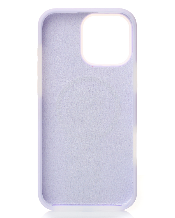 Чехол Liquid Silicone Full с поддержкой MagSafe для iPhone 16 Pro violet