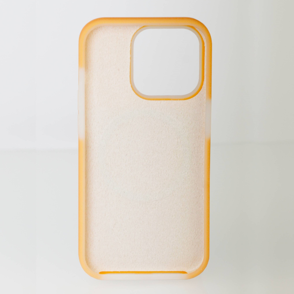 Чехол Liquid Silicone Full с поддержкой MagSafe для iPhone 14 Pro orange