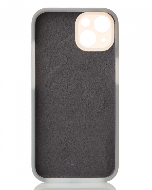 Чехол Liquid Silicone Full с поддержкой MagSafe для iPhone 13 stone gray