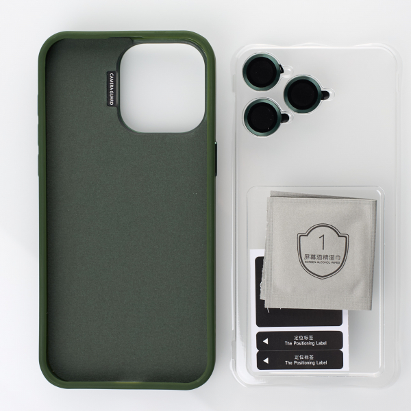 Чехол LEATHER CAMERA CASE с поддержкой MagSafe для iPhone 11 темно-зеленый