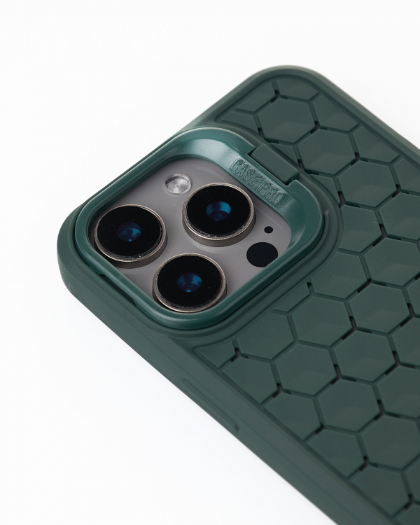 Чехол MagSafe MOSAIC для iPhone 12 / iPhone 12 Pro темно-зеленый