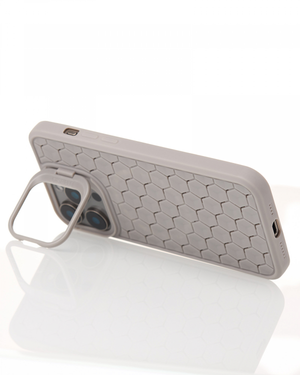 Чехол MagSafe MOSAIC для iPhone 13 Pro Max серый