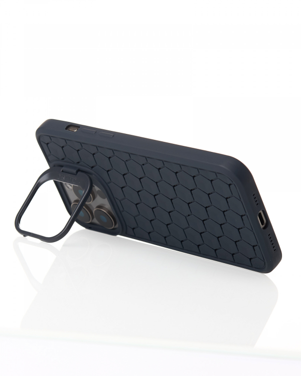 Чехол MagSafe MOSAIC для iPhone 13 Pro Max темно-синий