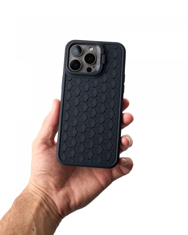 Чехол MagSafe MOSAIC для iPhone 14 Pro Max темно-синий