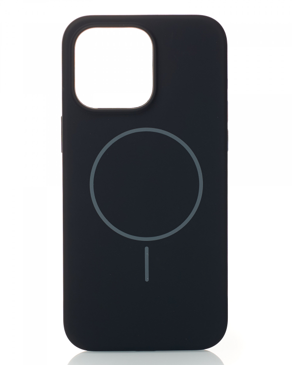 Чехол MagSafe Silicone Beats Case для iPhone 15 Pro black