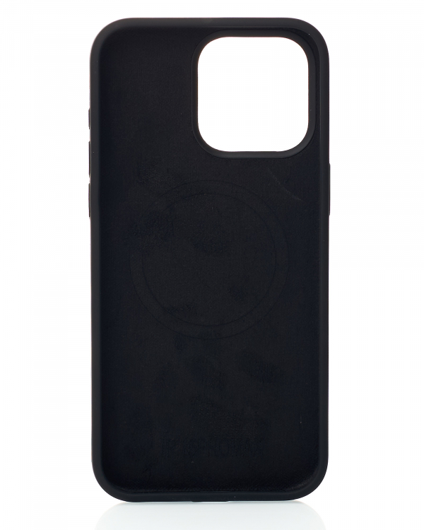 Чехол MagSafe Silicone Beats Case для iPhone 15 black