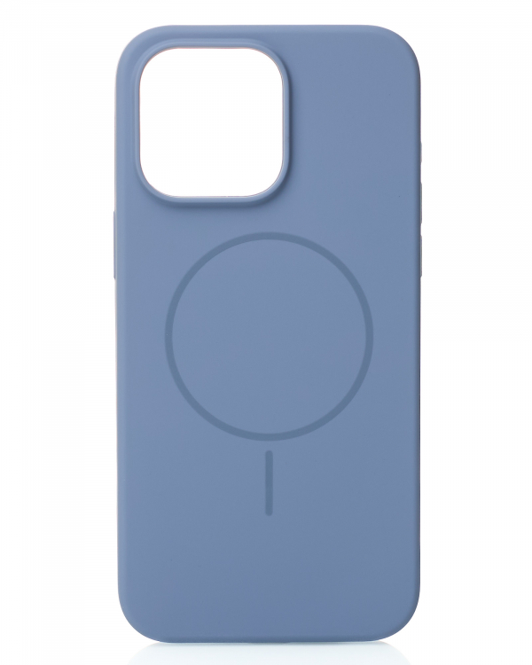 Чехол MagSafe Silicone Beats Case для iPhone 15 storm blue