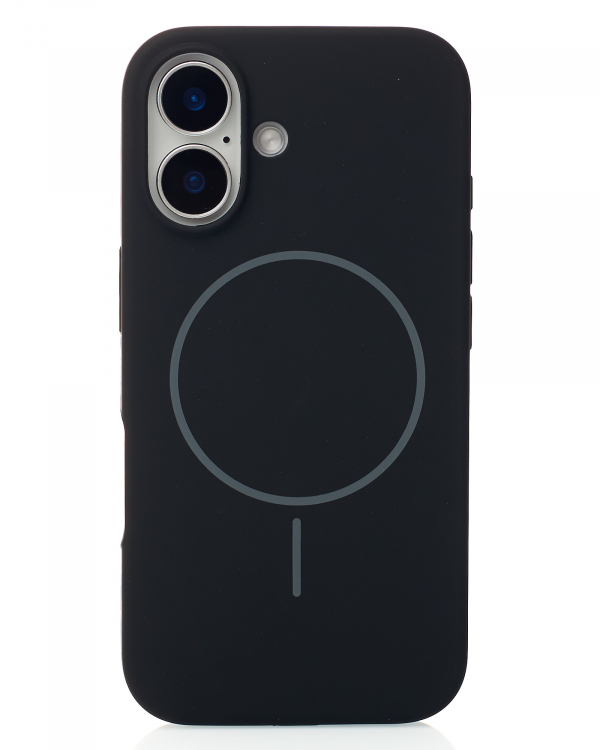Чехол MagSafe Silicone Beats Case для iPhone 16 black