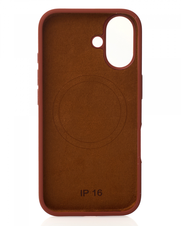 Чехол MagSafe Silicone Beats Case для iPhone 16 brown