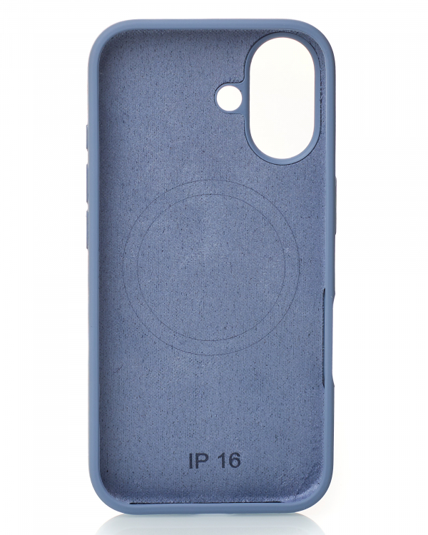 Чехол MagSafe Silicone Beats Case для iPhone 16 storm blue