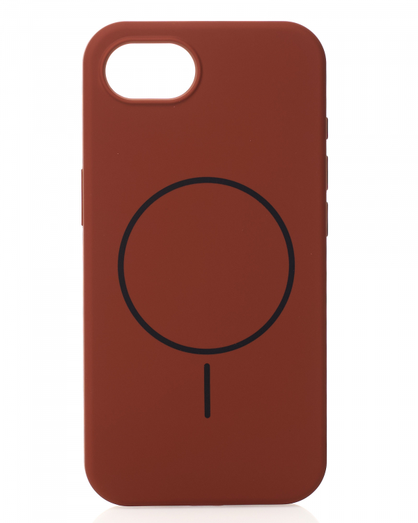 Чехол MagSafe Silicone Beats Case для iPhone 16E brown