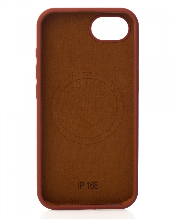 Чехол MagSafe Silicone Beats Case для iPhone 16E brown