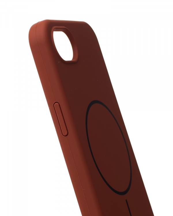 Чехол MagSafe Silicone Beats Case для iPhone 16E brown