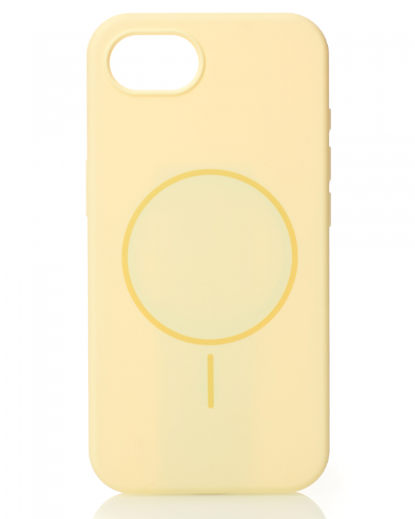 Чехол MagSafe Silicone Beats Case для iPhone 16E sunglow