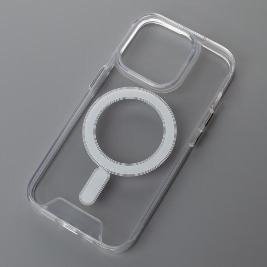 Чехол MagSafe SPACE CASE для iPhone 14 Pro прозрачный