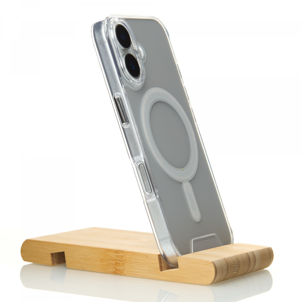 Чехол MagSafe SPACE CASE для iPhone 16 Plus прозрачный