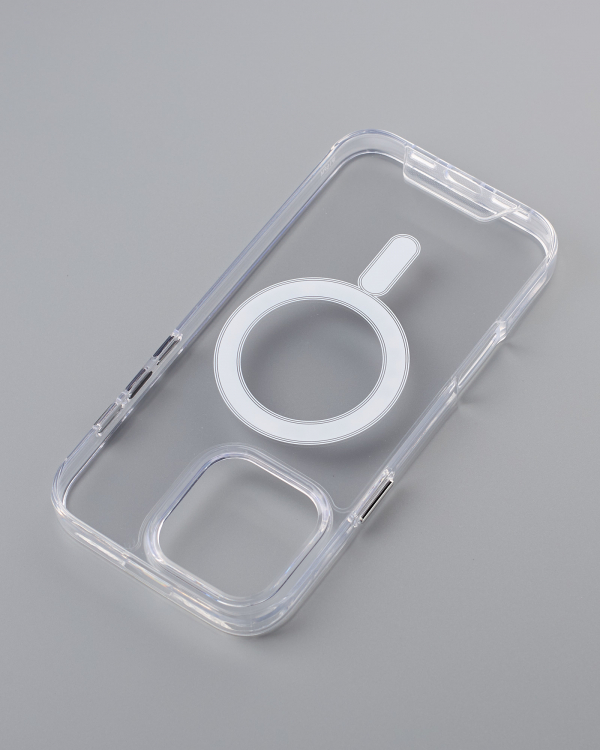Чехол MagSafe SPACE CASE для iPhone 16 Pro прозрачный