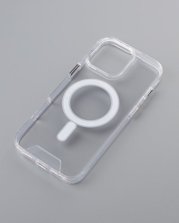 Чехол MagSafe SPACE CASE для iPhone 16 Pro прозрачный