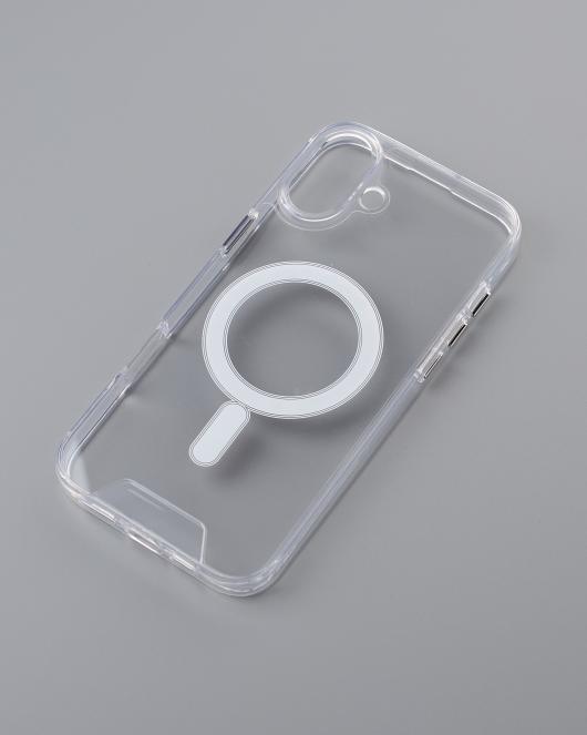 Чехол MagSafe SPACE CASE для iPhone 16 прозрачный