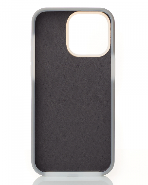 Чехол MagSafe Liquid Silicone Full для iPhone 15 Pro Max stone gray