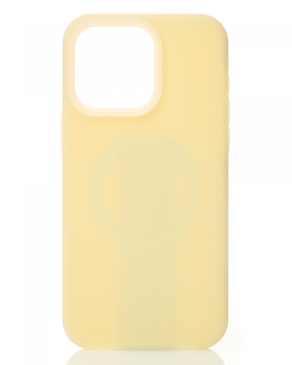 Чехол MagSafe Liquid Silicone Full для iPhone 15 Pro sunglow