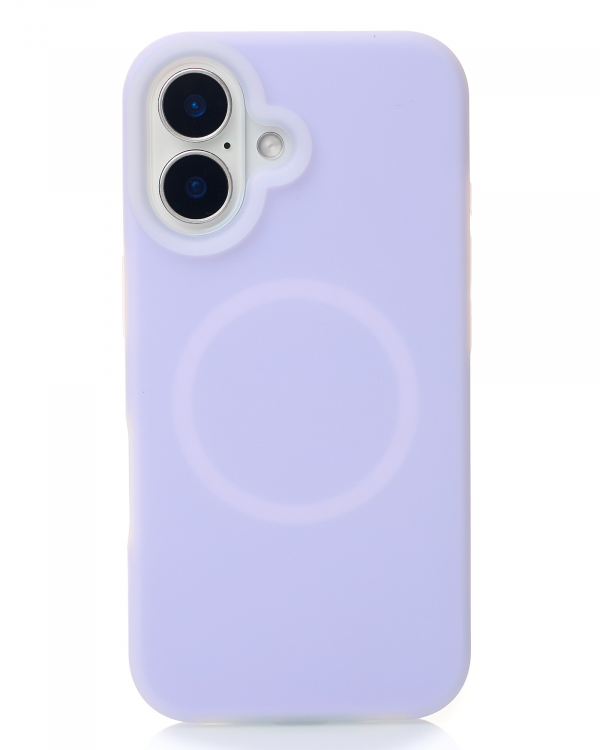 Чехол MagSafe Liquid Silicone Full для iPhone 16 violet