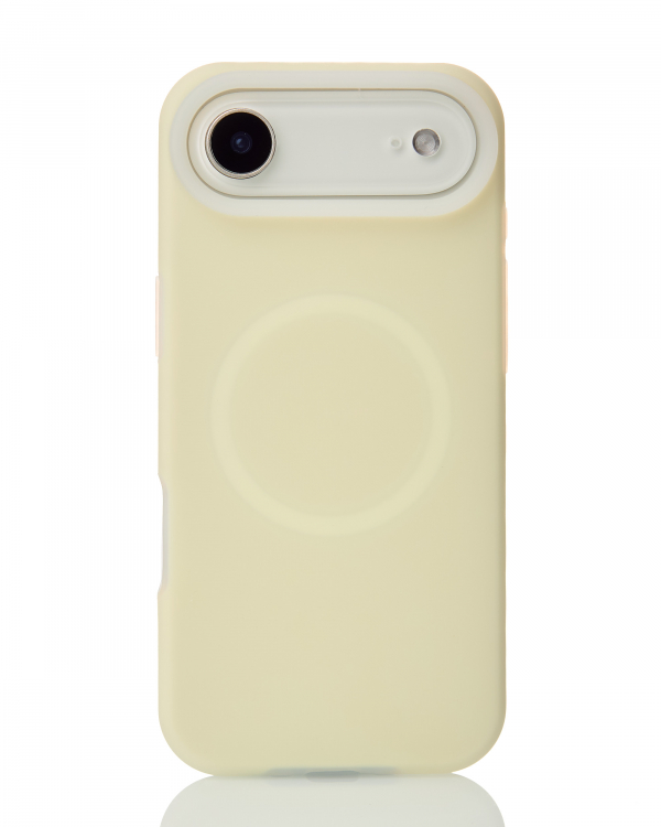 Чехол Liquid Silicone Full с поддержкой MagSafe для iPhone 17 AIR sunglow