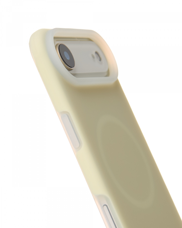 Чехол Liquid Silicone Full с поддержкой MagSafe для iPhone 17 AIR sunglow