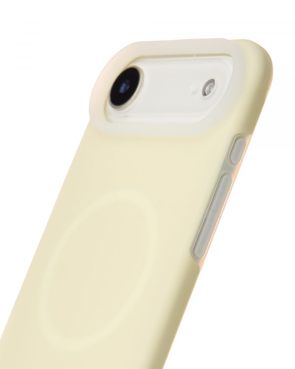 Чехол Liquid Silicone Full с поддержкой MagSafe для iPhone 17 AIR sunglow