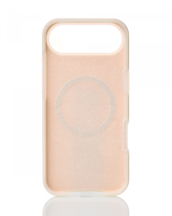 Чехол Liquid Silicone Full с поддержкой MagSafe для iPhone 17 AIR cream