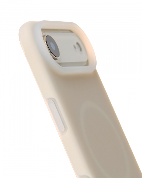 Чехол Liquid Silicone Full с поддержкой MagSafe для iPhone 17 AIR cream