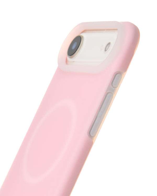 Чехол Liquid Silicone Full с поддержкой MagSafe для iPhone 17 AIR pink