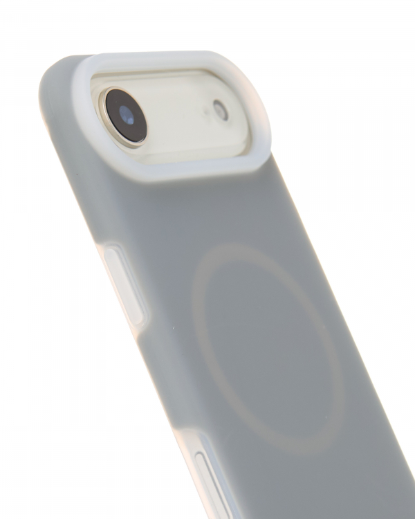 Чехол Liquid Silicone Full с поддержкой MagSafe для iPhone 17 AIR stone gray