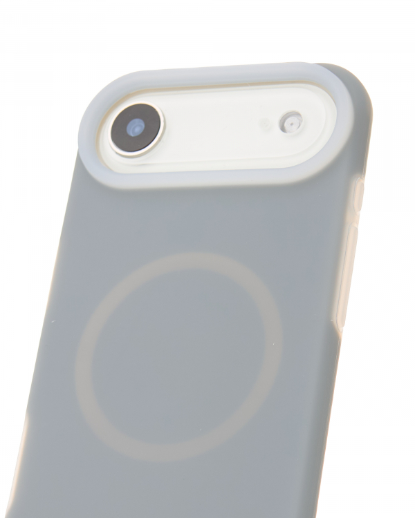 Чехол Liquid Silicone Full с поддержкой MagSafe для iPhone 17 AIR stone gray